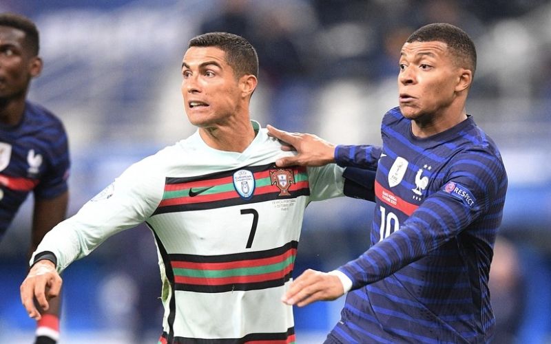 Cristiano Ronaldo, Kylian Mbappe