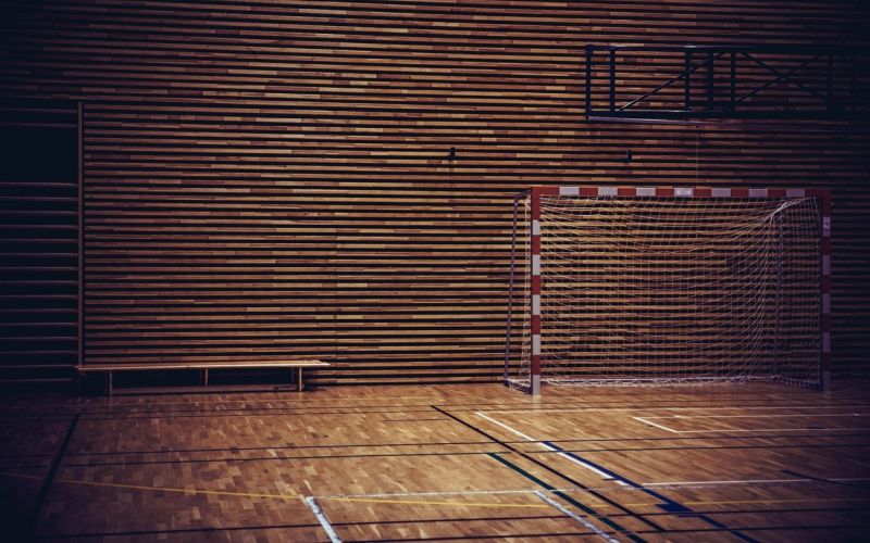 telovadnica, gol