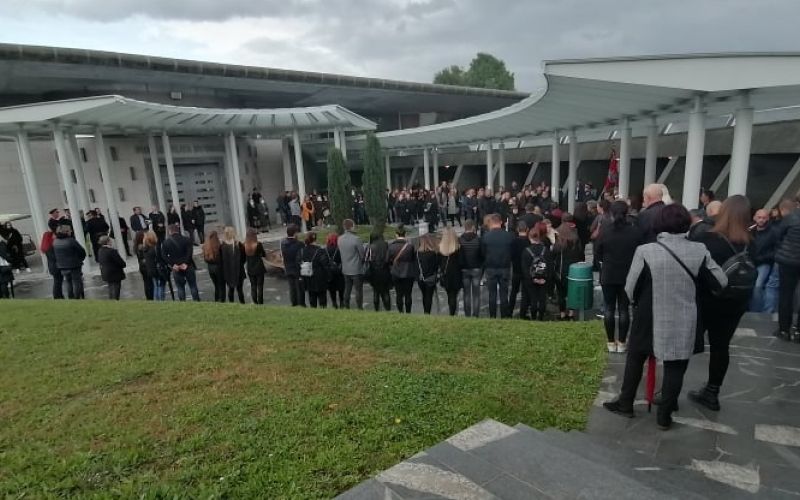 Katja Jagodic, pogreb, žale
