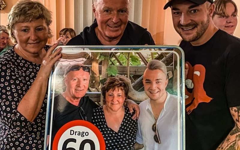 Očetu pripravil zvezdniško praznovanje