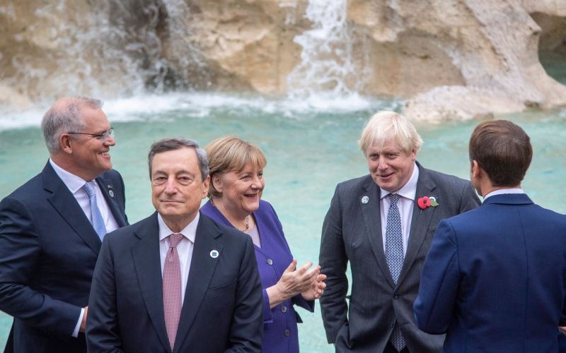 g20, mario draghi, boris johnson, angela merkel, emmanuel macron