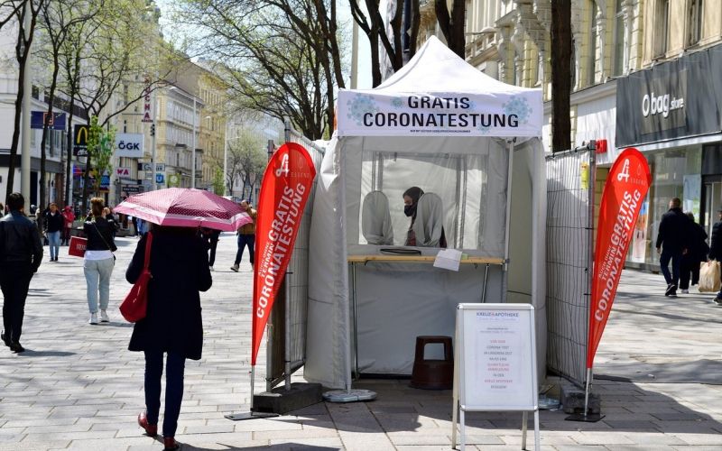 avstrija, koronavirus, covid, testiranje