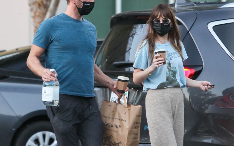 Dakota Johnson in Chris Martin