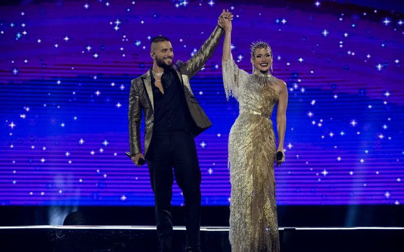 Maluma in Jennifer Lopez