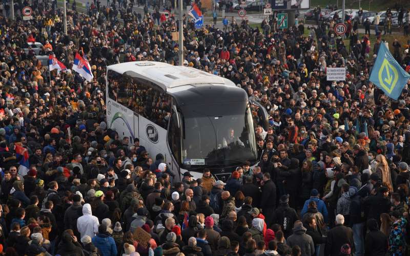 srbija, protest