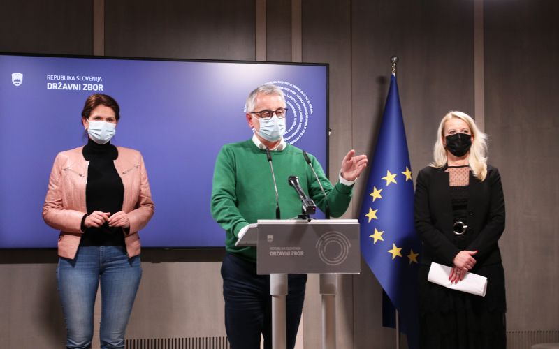 Matjaž Han, Alenka Bratušek, Andreja Zabret