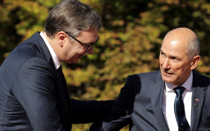 aleksandar-vučić, janez-janša, andrej logar