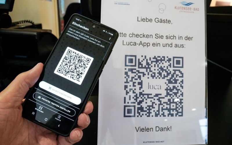 luca app, nemčija, aplikacija za sledenje stikov