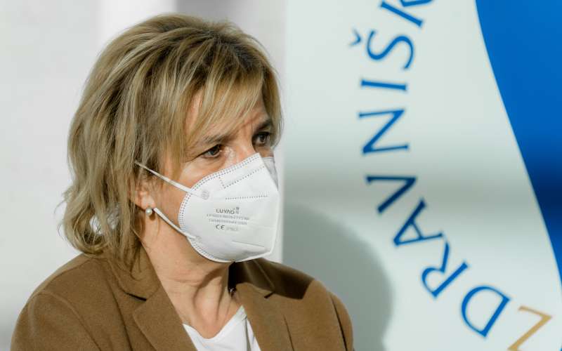 Bojana Beović, Tiskovna konferenca 18.1.2022