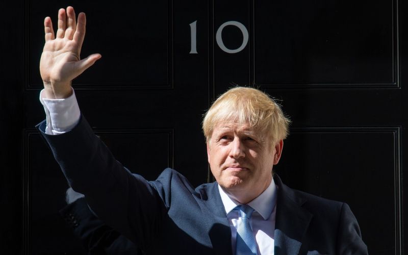 boris johnson, maska, britanski premier, združeno kraljestvo
