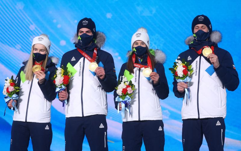 Zlati slovenski skakalci.