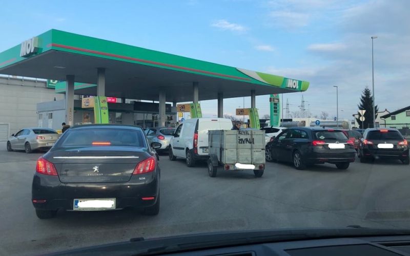 bencinski-servis, podražitve