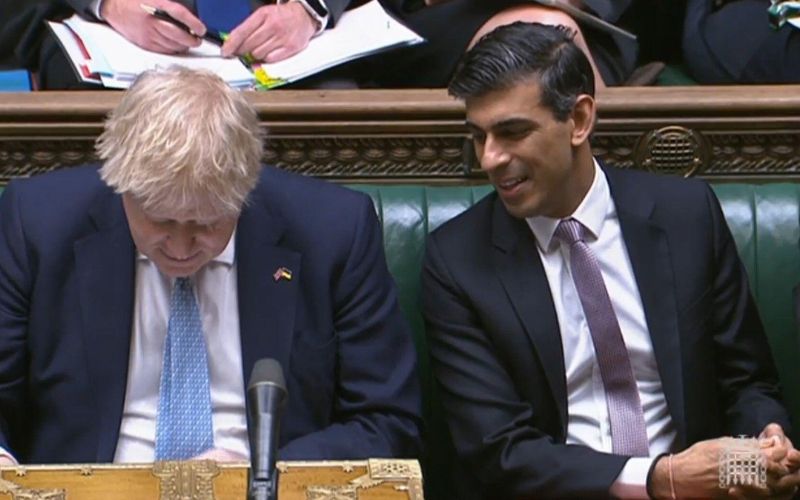 Boris Johnson, Rushi Sunak