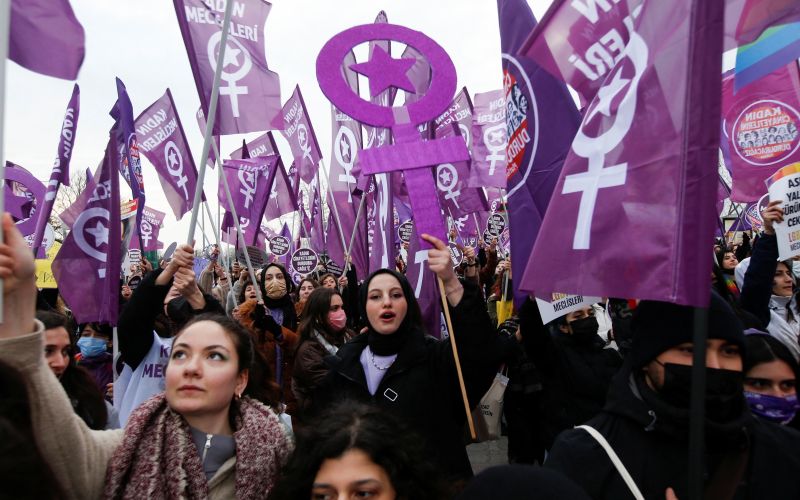turčija, protest, femicid