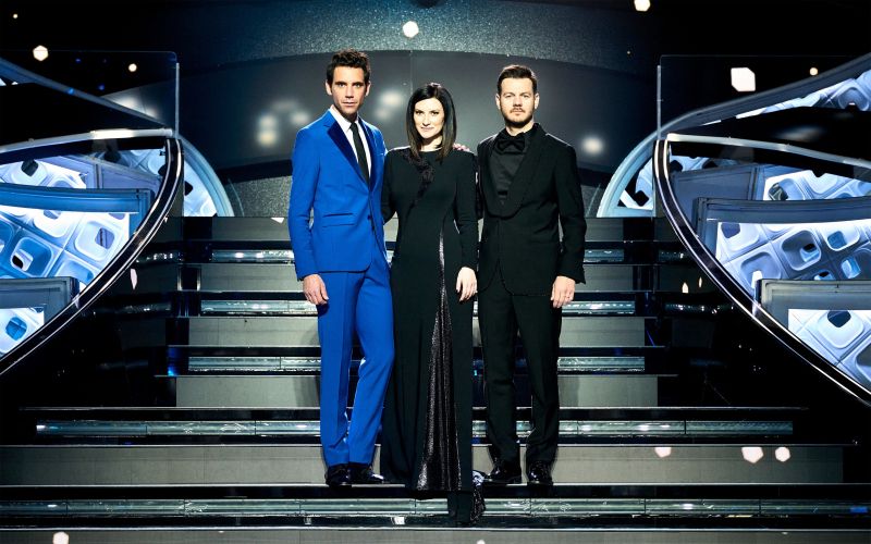 Mika, Laura Pausini, Alessandro Cattelan.