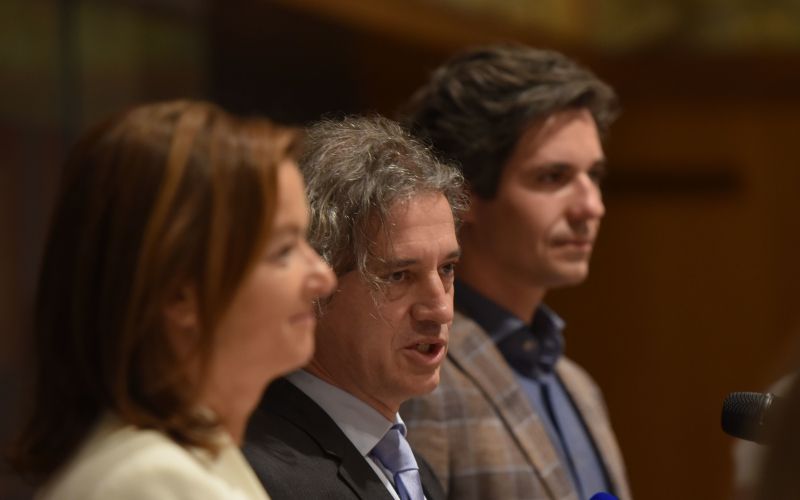 Tanja Fajon, Robert Golob, Luka Mesec