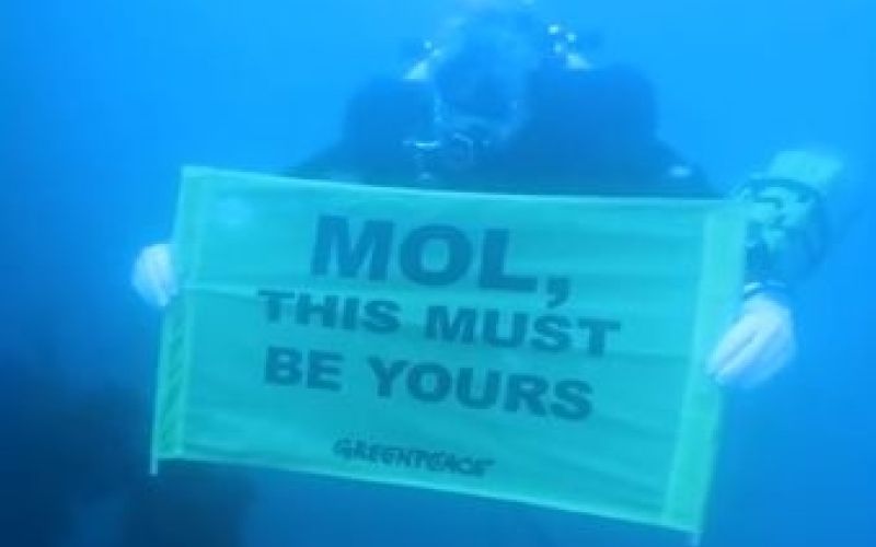 greenpeace, naftna ploščad, uhajanje plina.jpg