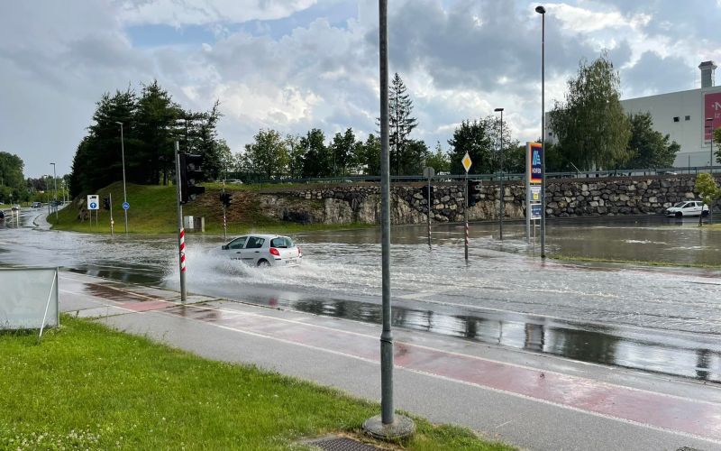 Žabja vas, poplave