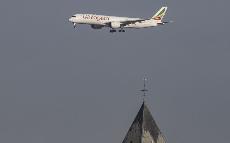 ethiopian airways, letalo, pristajanje.jpg
