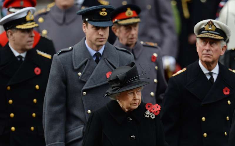 elizabeta II., william, charles