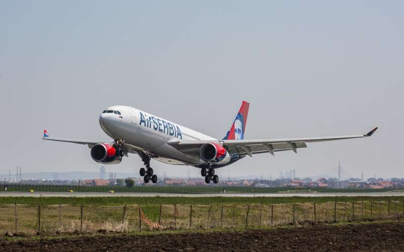 air serbia, nikola tesla