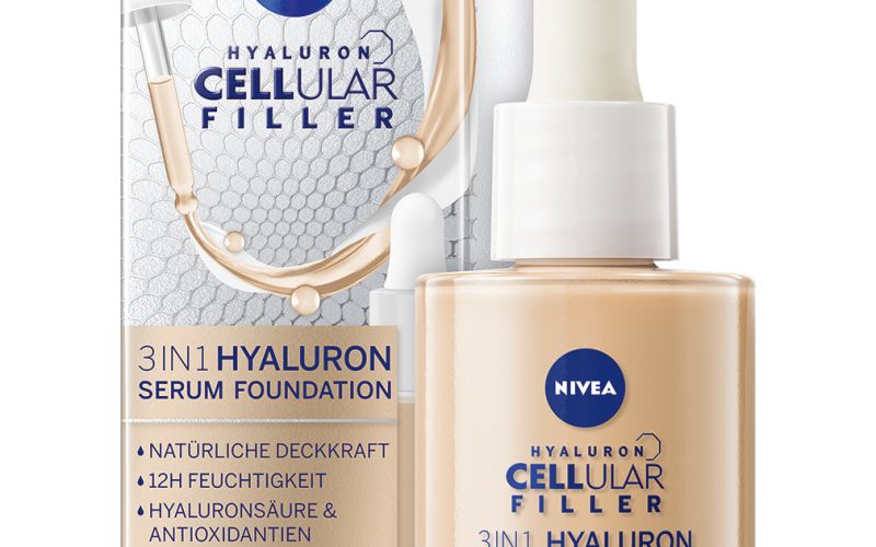 NIVEA CELLULAR Filler 3 in 1 Hyalurom Serum Foundation srednji odtenek.jpg