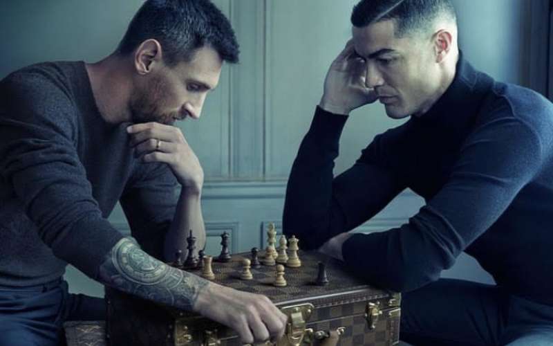 Christiano Ronaldo, Lionel Messi, šah