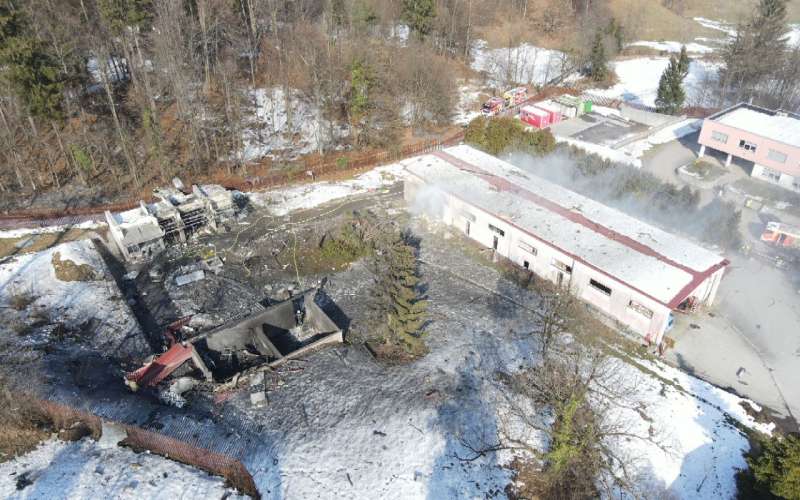 hamex, stara vrhnika, eksplozija