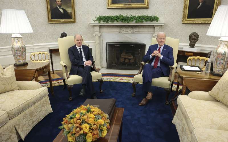 Olaf Scholz, Joe Biden