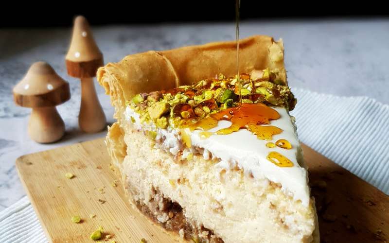 Cheesecake baklava
