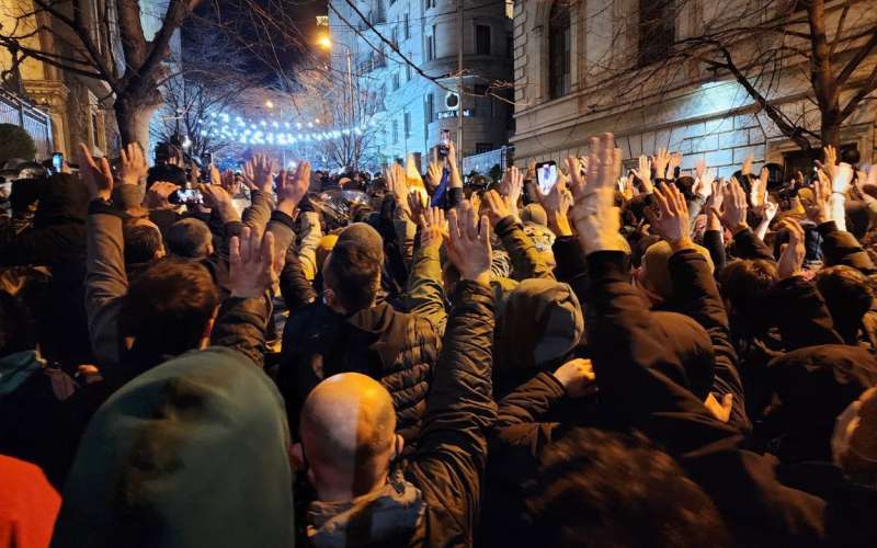 protest, tbilisi, gruzija