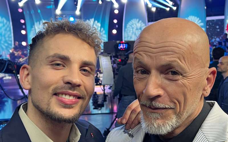 Žan Serčič in Dominik Kozarič