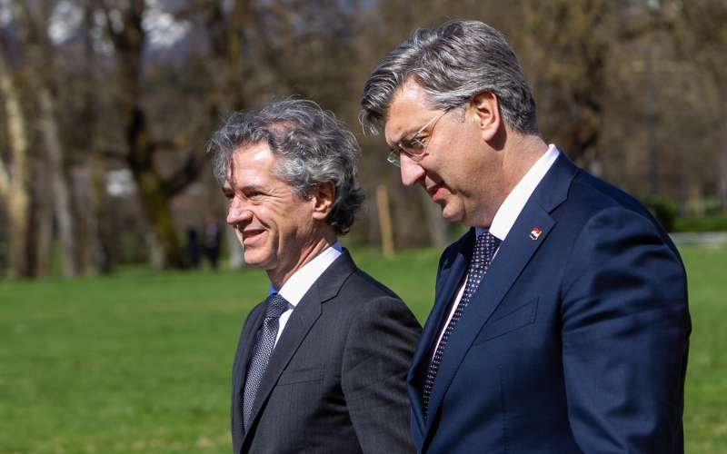 Robert Golob, Andrej Plenković