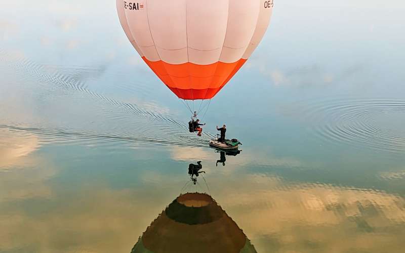 letenje, balon, hans-paravda
