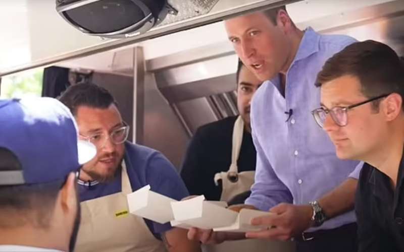 Princ William, burger, sortedfood