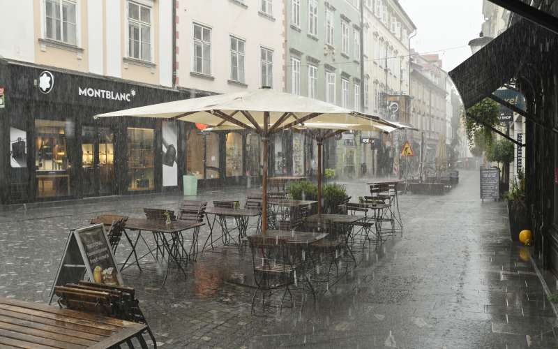 nevihta, deževje