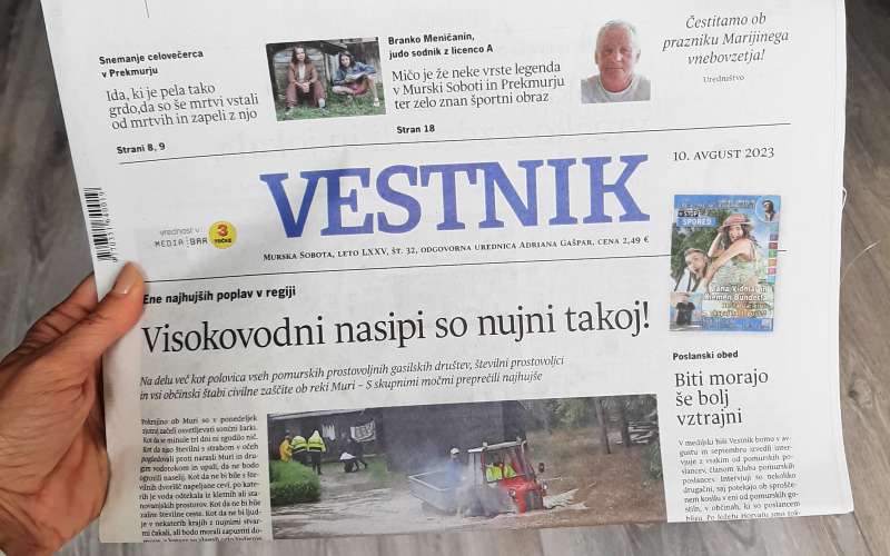 vestnik, nova številka, 10. avgust