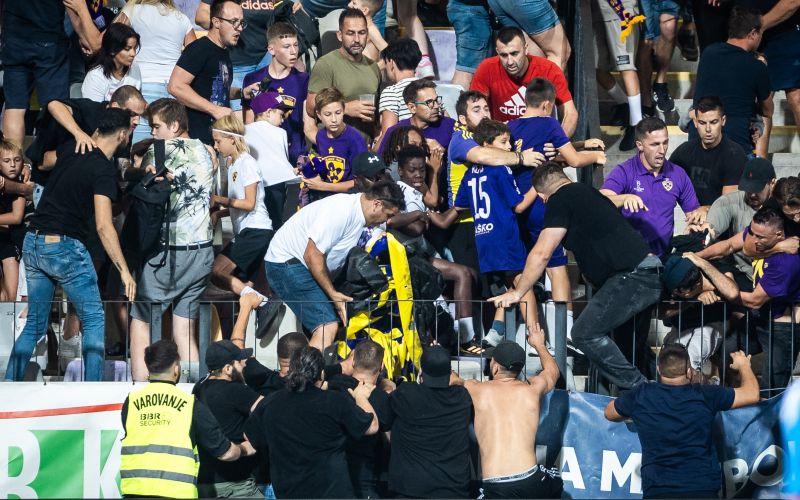 maribor - fenerbahce navijaci incident