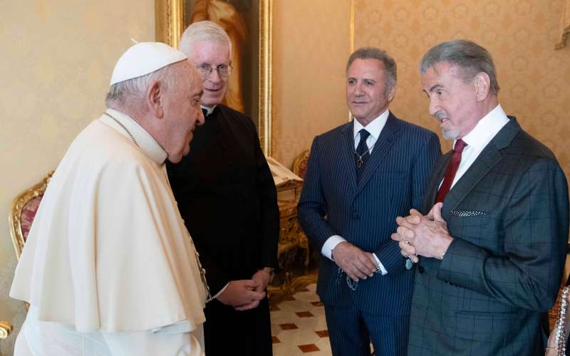 papež frančišek, Sylvester Stallone