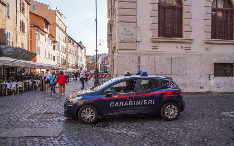Policija v Italiji Rim
