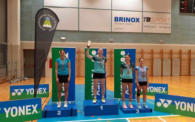 bk-mladost, nika-bedič, badminton