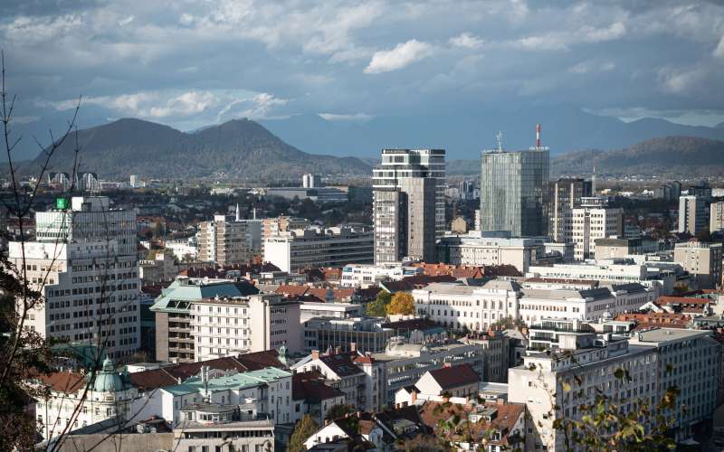 ljubljana, pogled-z-gradu, mesto