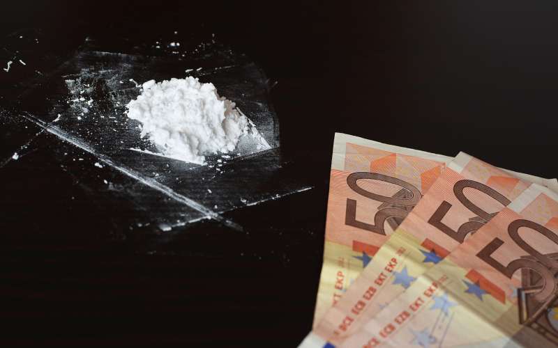 kokain, droga, mamilo, denar