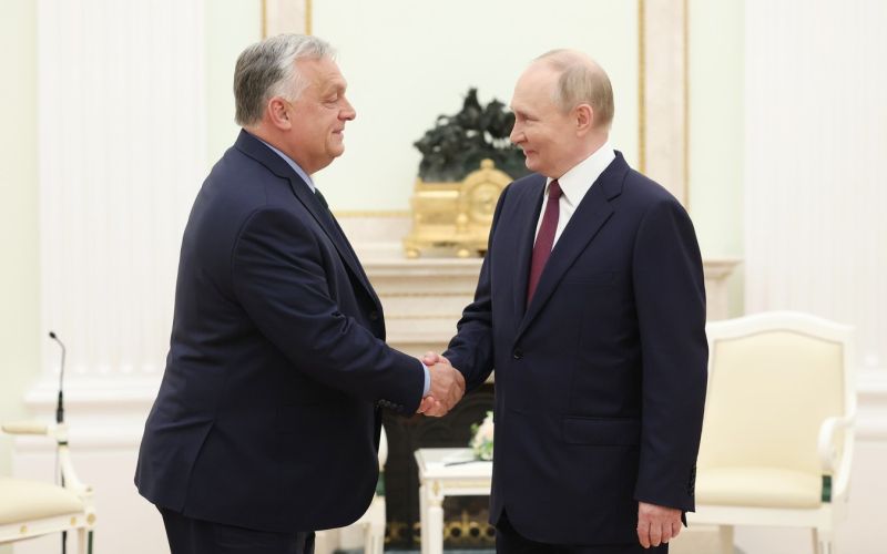 Vladimir Putin in Viktor Orban