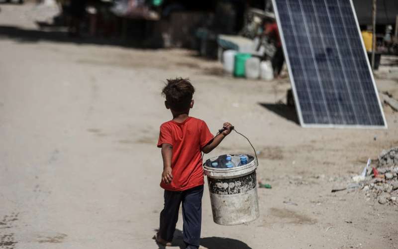 gaza, otrok