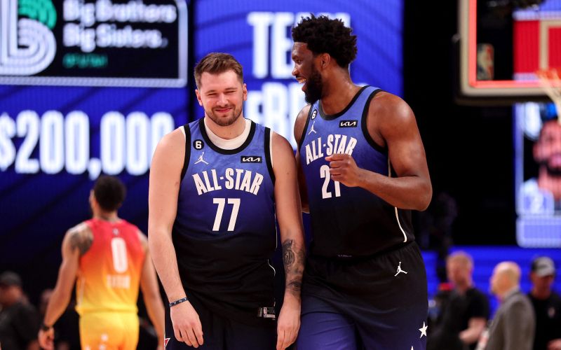 Luka Doncic Joel Embiid