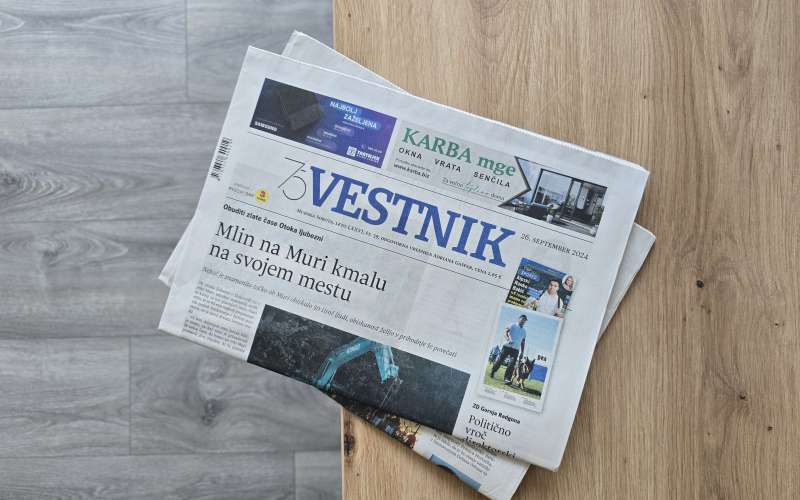 novine, vestnik, naslovnica