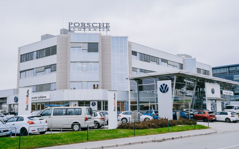 Porsche Slovenija, Volkswagen, Bravničarjeva