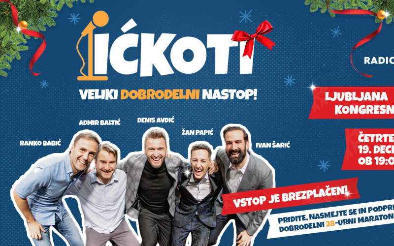 Ekskluzivni dogodek na Kongresnem trgu: Ićkoti še zadnjič v živo!