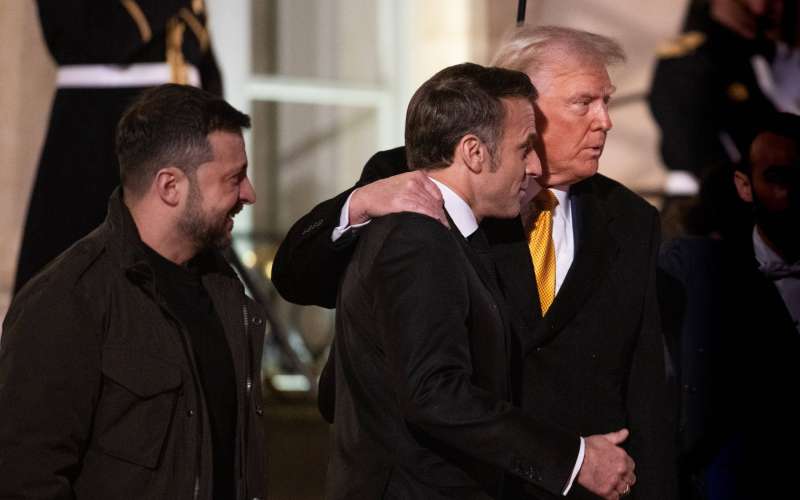 donald-trump, macron, zelenski